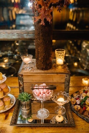 Brooklyn Winery Wedding Dessert Table