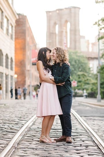 Brooklyn Bridge Engagement Session