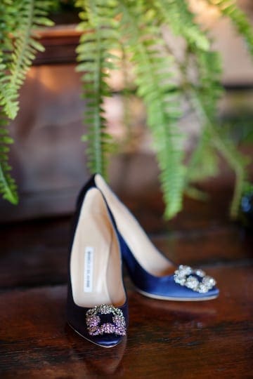 manolo blahnik blue wedding shoes