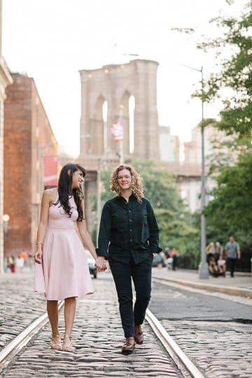 Brooklyn Bridge Engagement Session